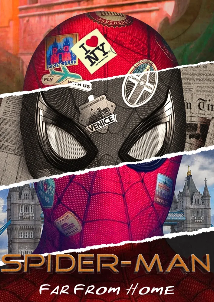 Spider-Man collage artwork supplied by Vamsi